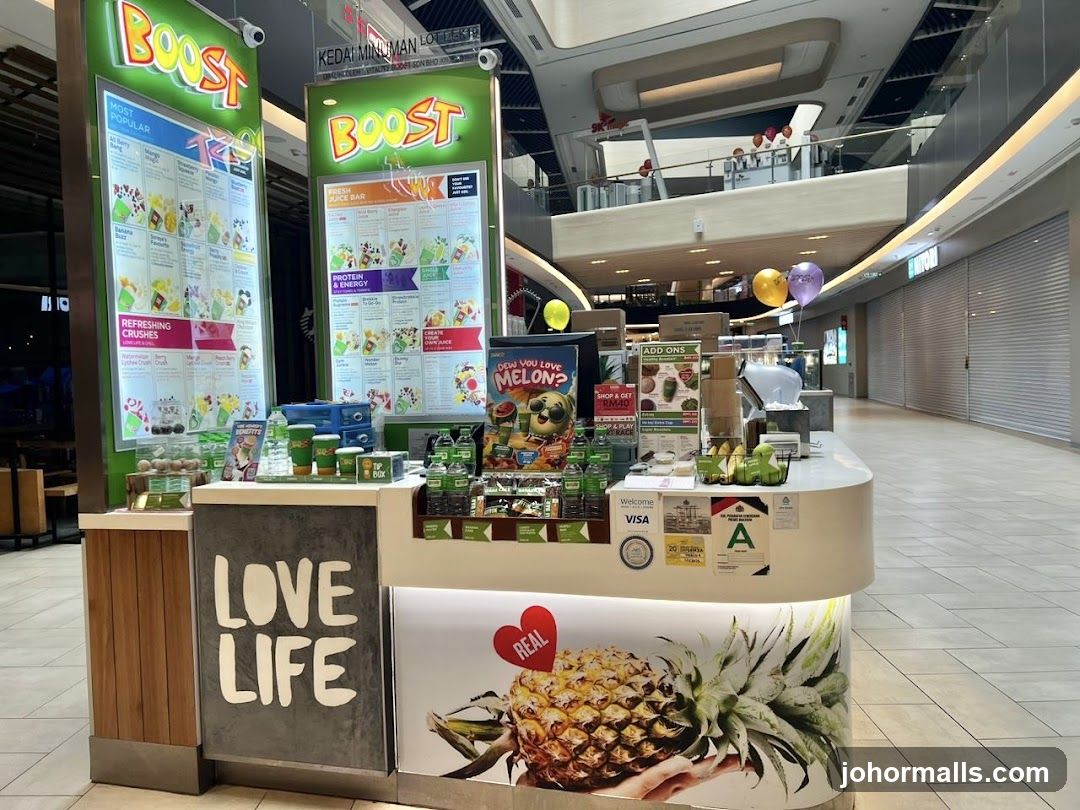 Boost Juice Bar Kiosk