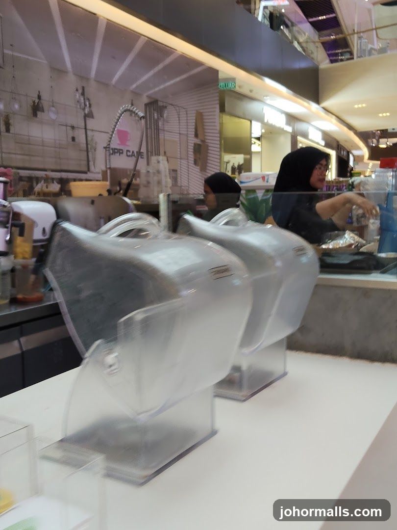 Cafe Interior with Staff