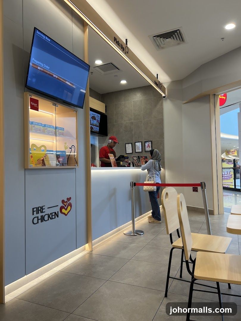 Fast Food Restaurant Counter
