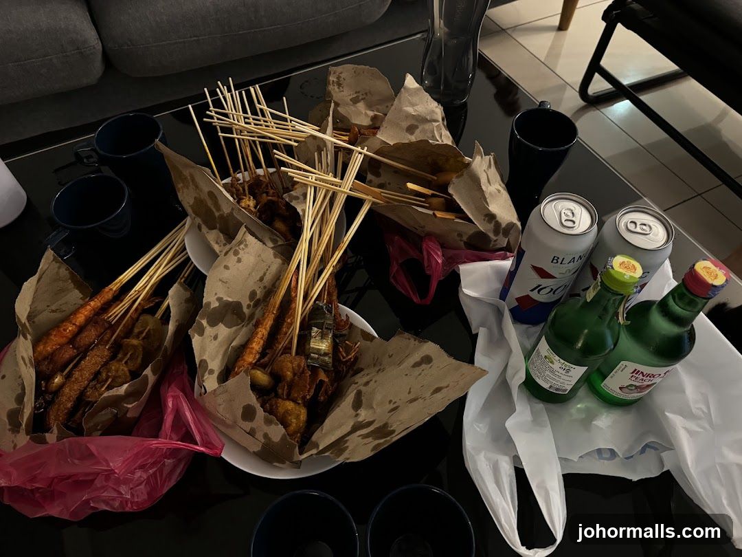 Skewers and Drinks