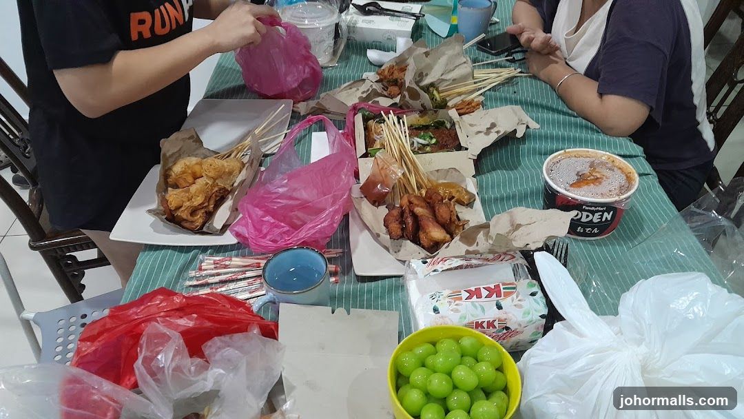 Table with Takeout Food