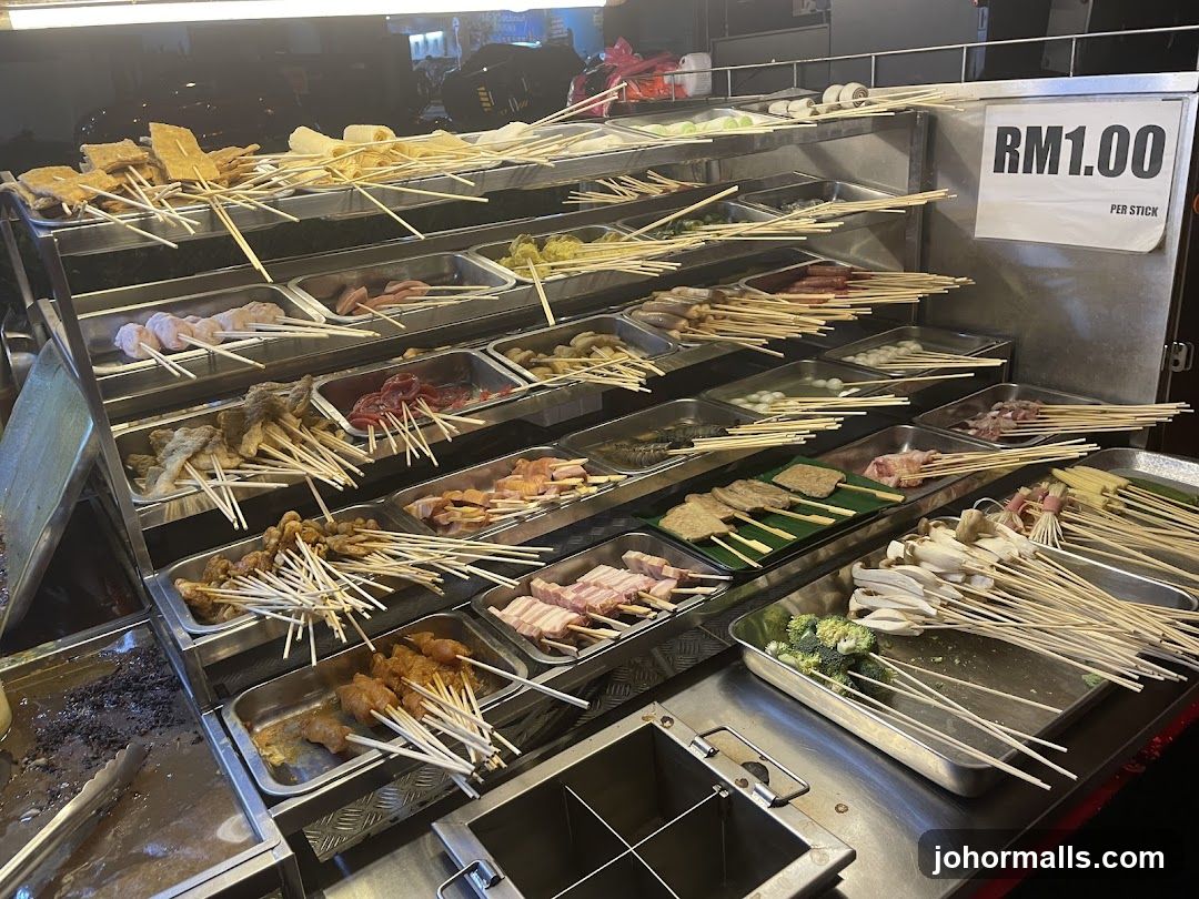 Skewered Food Display