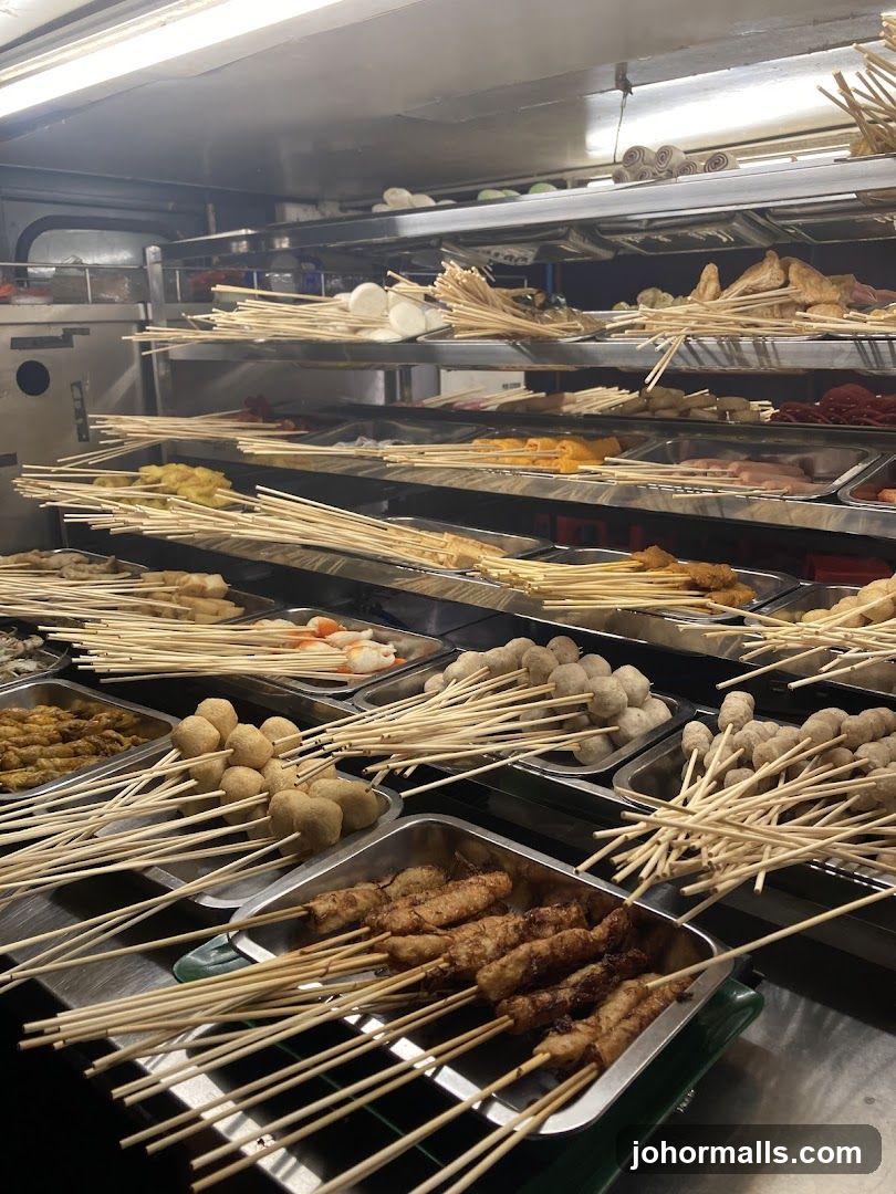 Skewered Foods Display