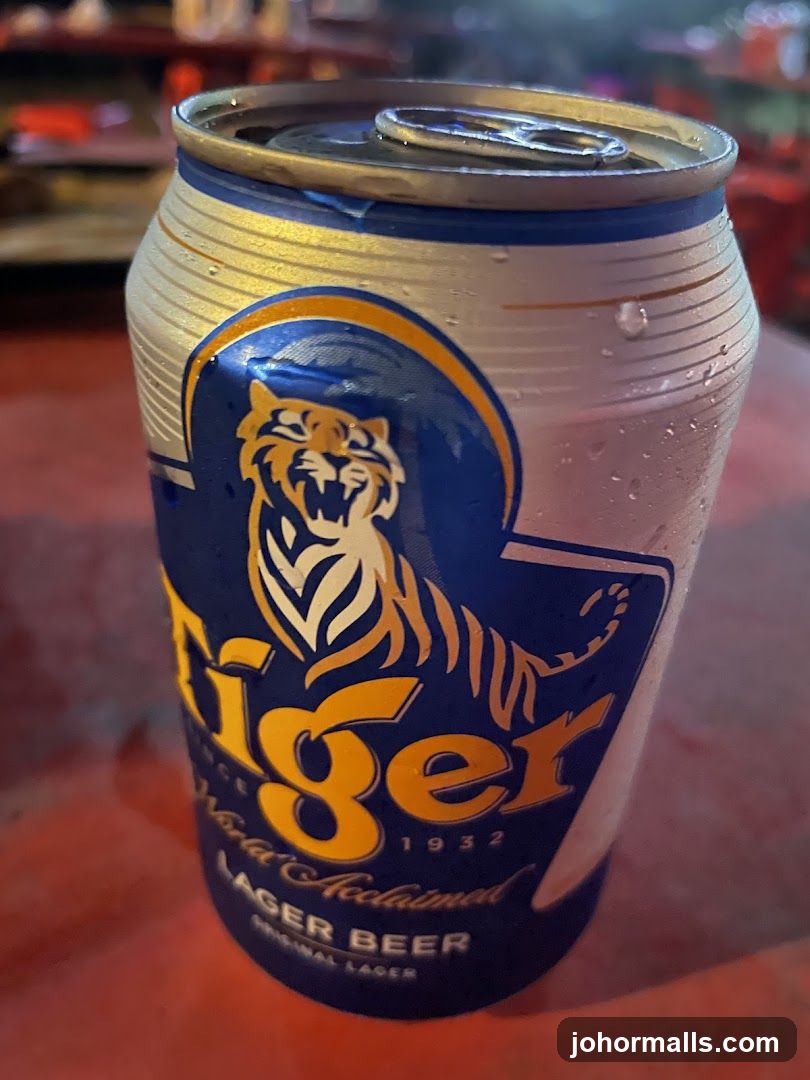 Tiger Lager Beer Can