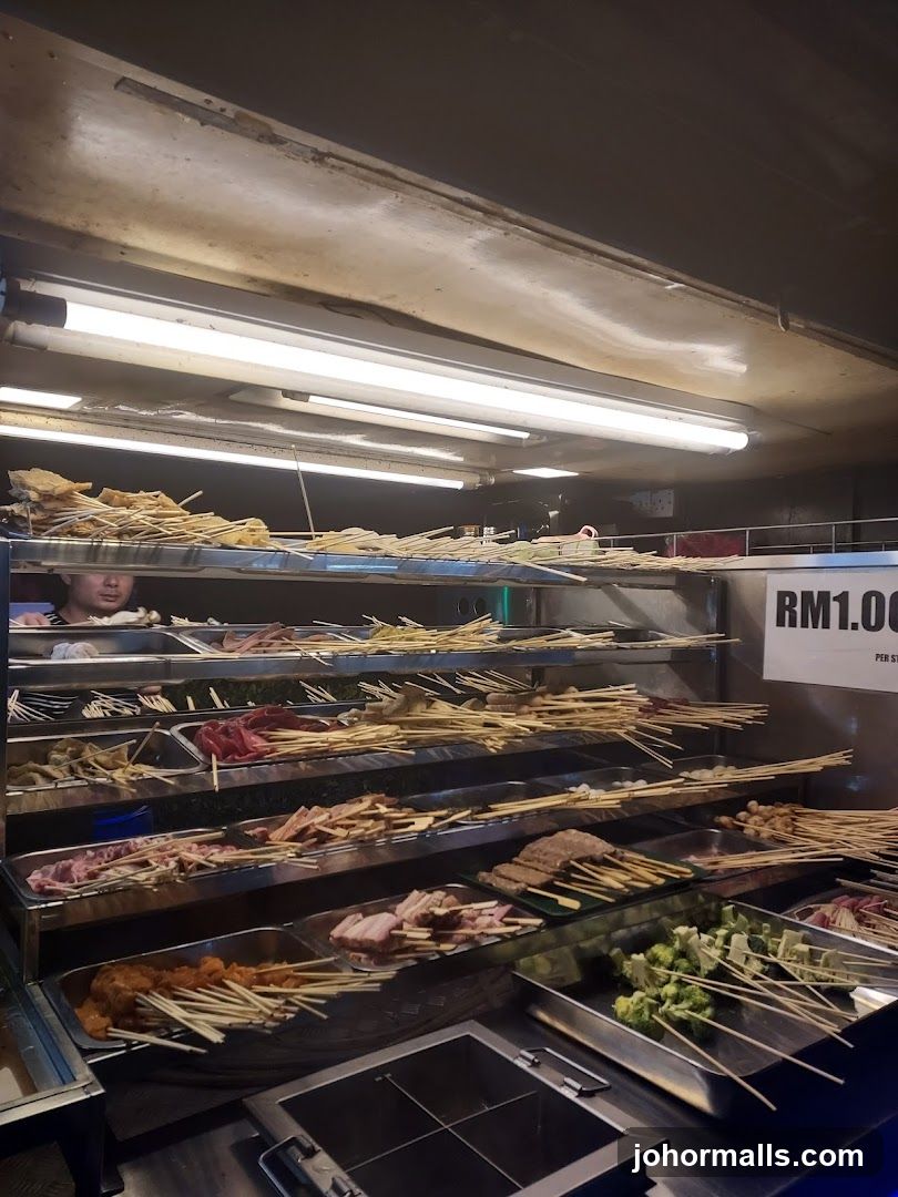 Skewered Food Display