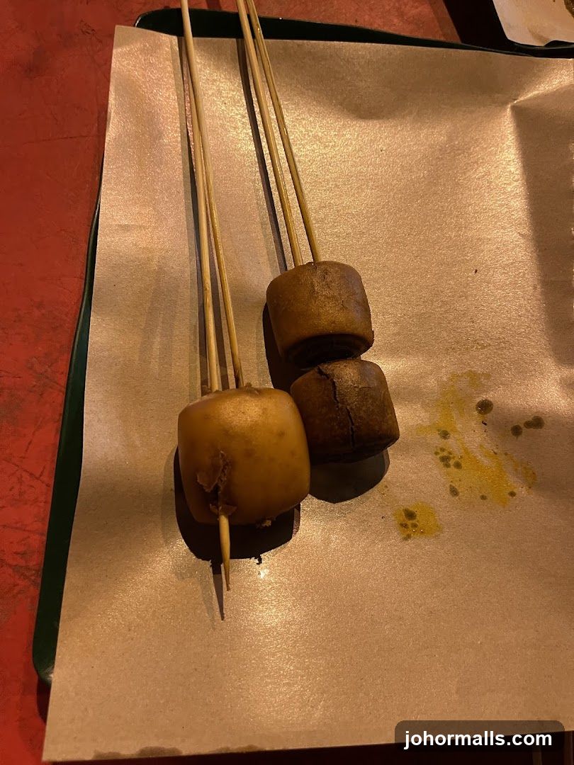Skewered Food Items
