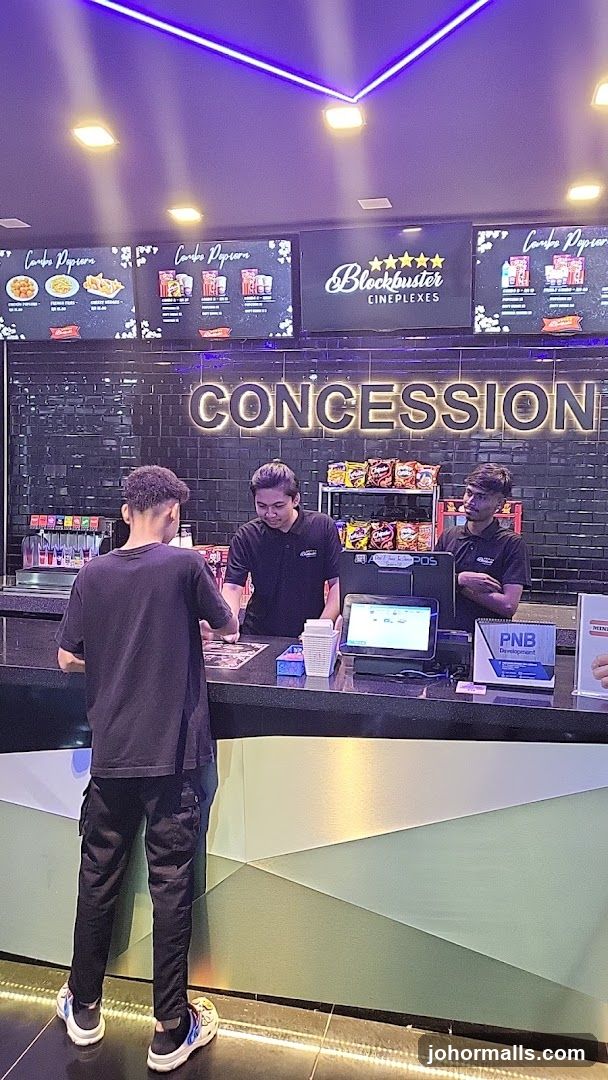 Concession Stand at Blockbuster Cineplexes