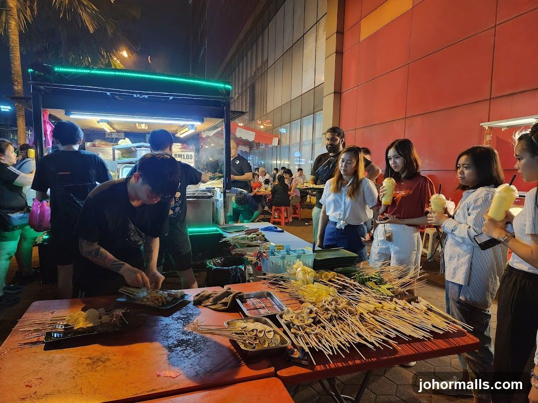 Street Food Stall at Night