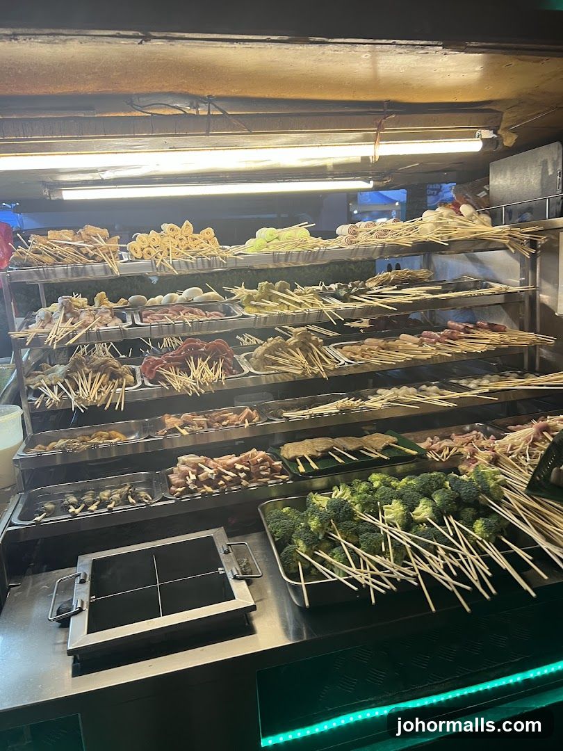 Skewered Food Display