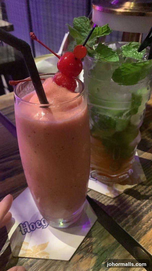 Two Cocktails on a Table