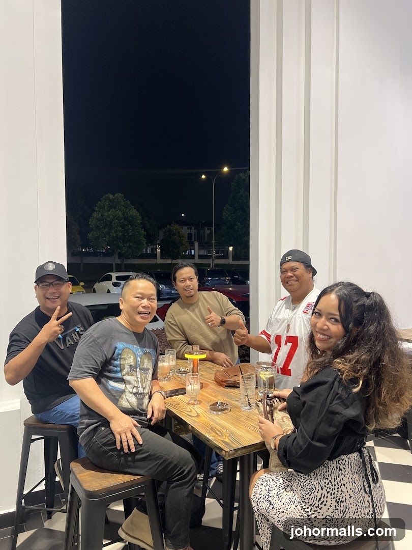 Group of friends at a table