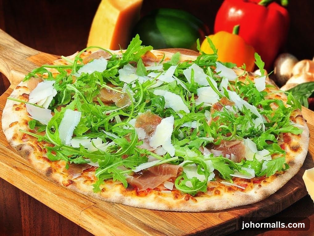 Prosciutto and Arugula Pizza