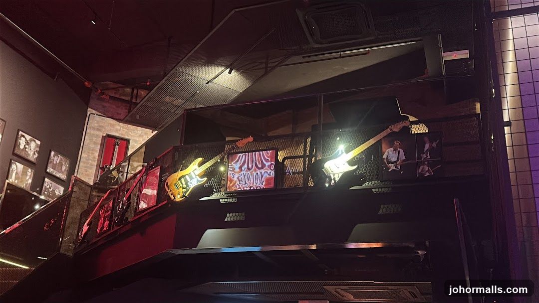 Guitars and Photos in a Venue