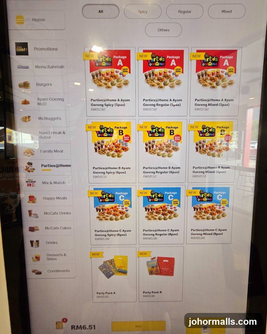 McDonald's Menu
