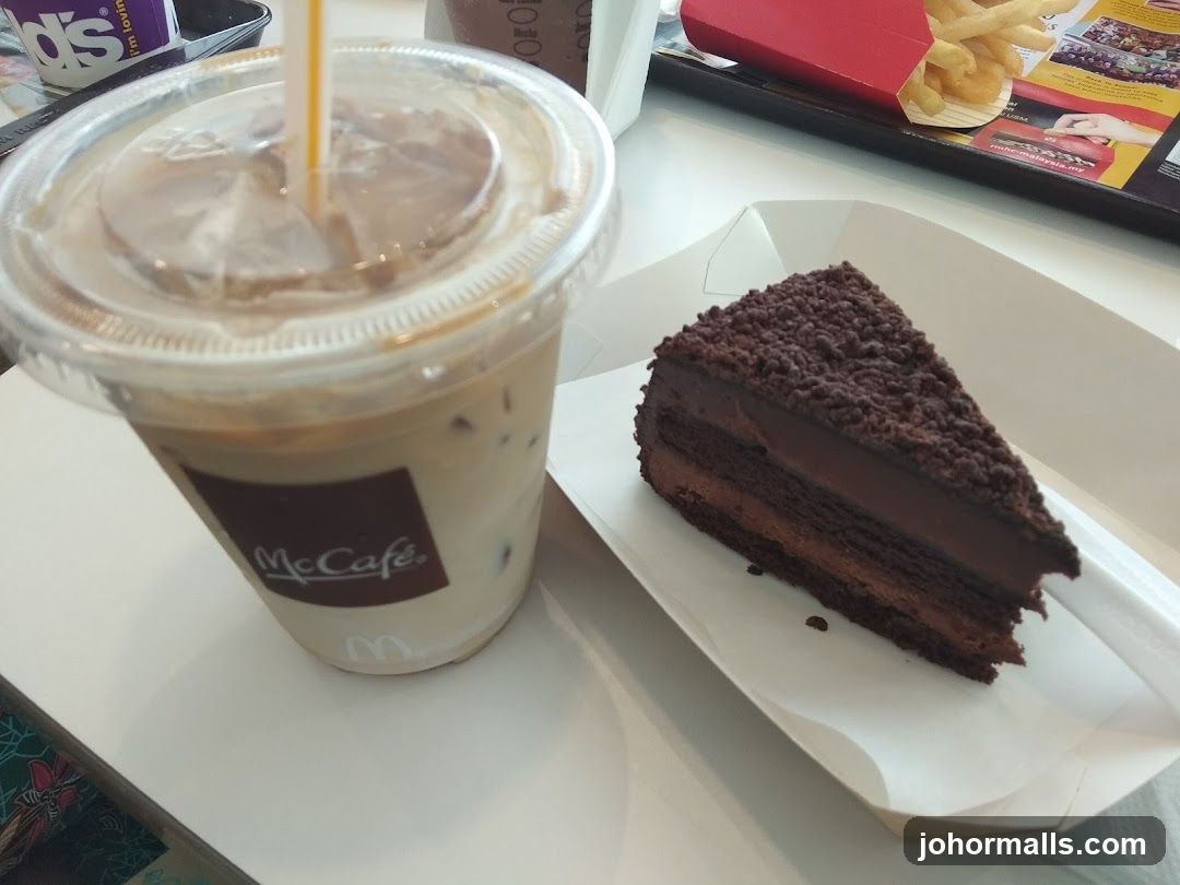 Iced Coffee and Chocolate Cake