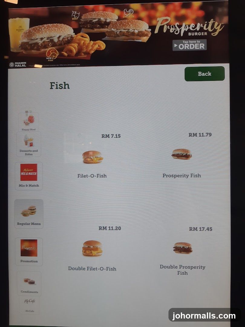 Fish Menu