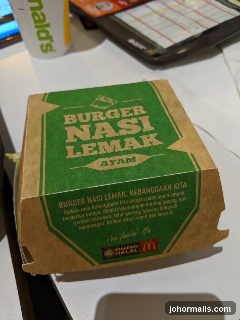 Burger Nasi Lemak Ayam Box