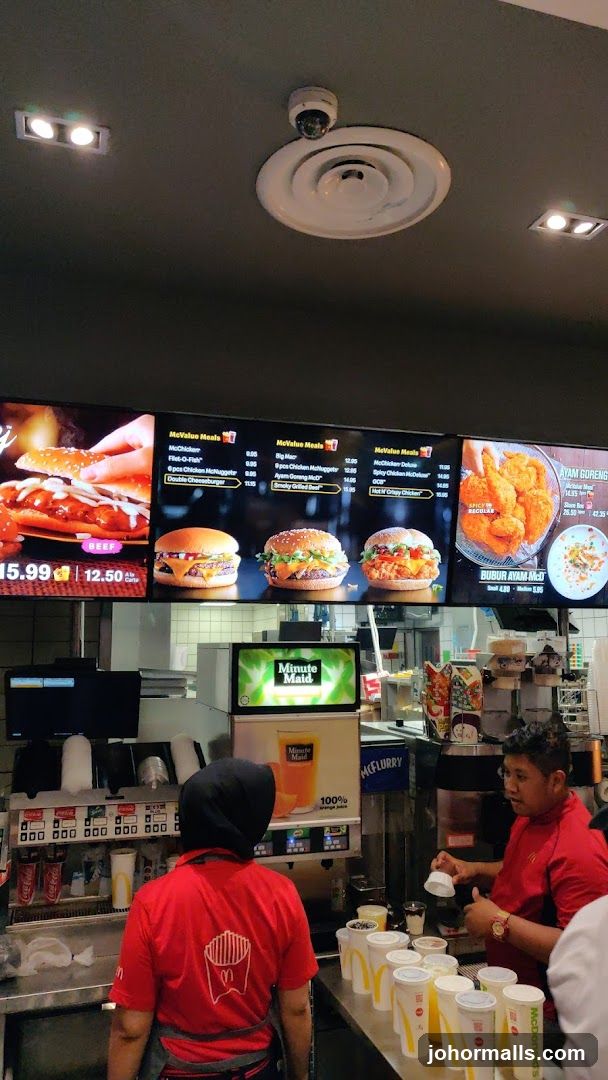 Fast Food Menu Display