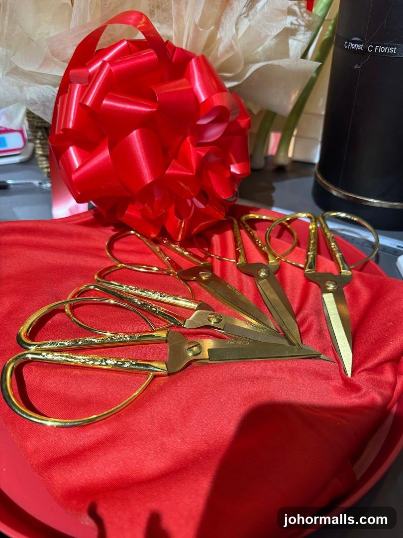 Ribbon and Scissors