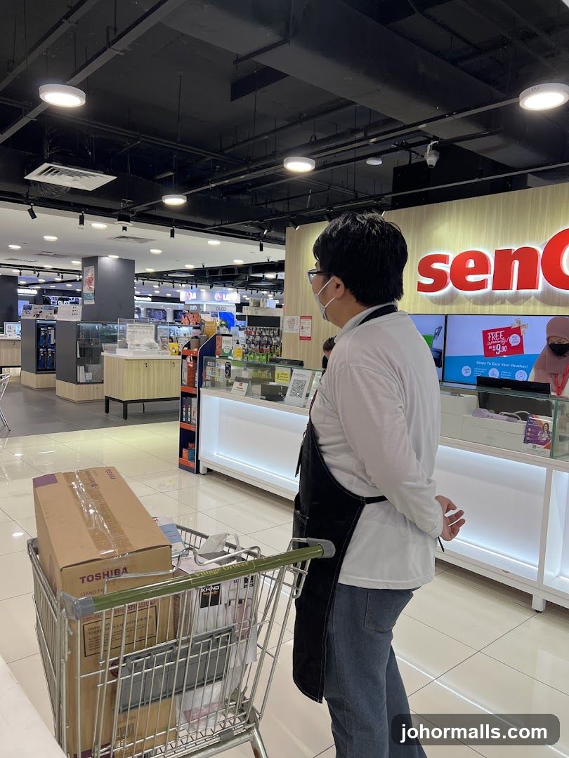 Electronics Store Interior