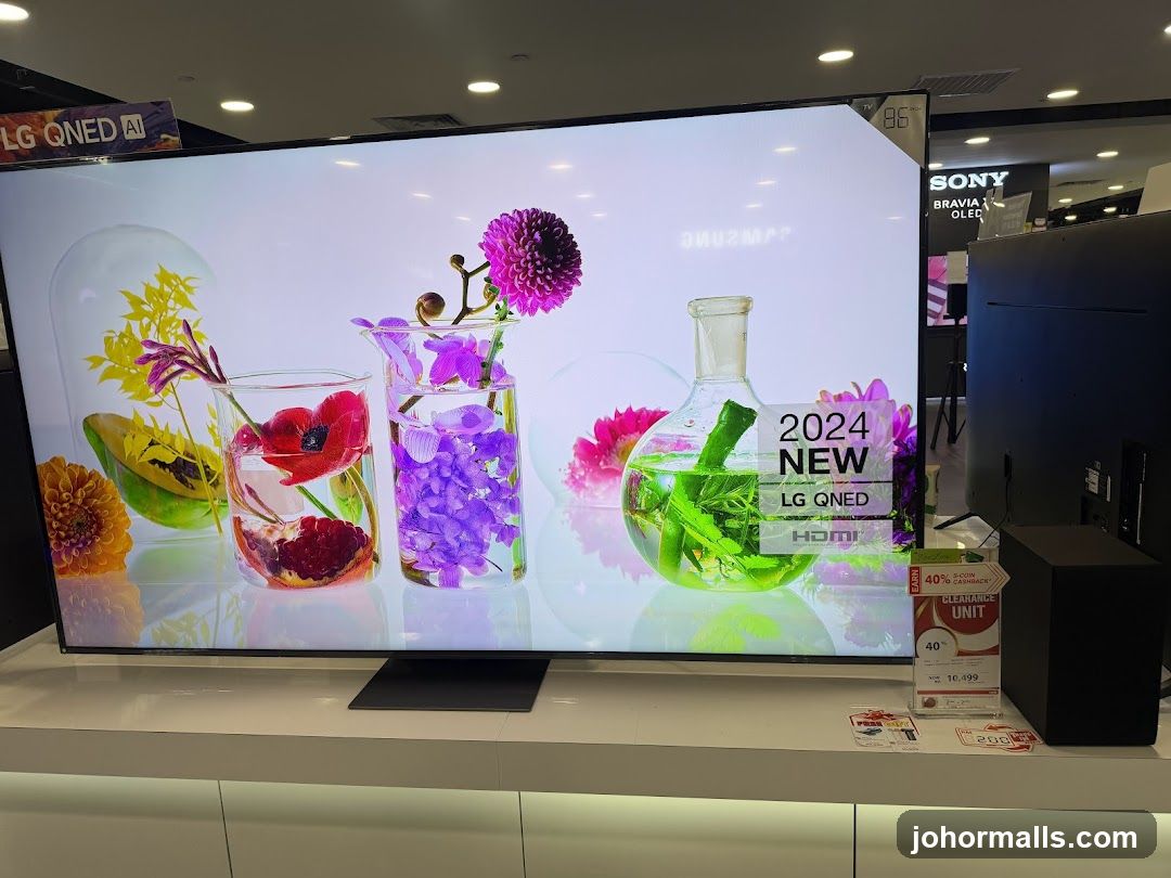 LG QNED TV Display