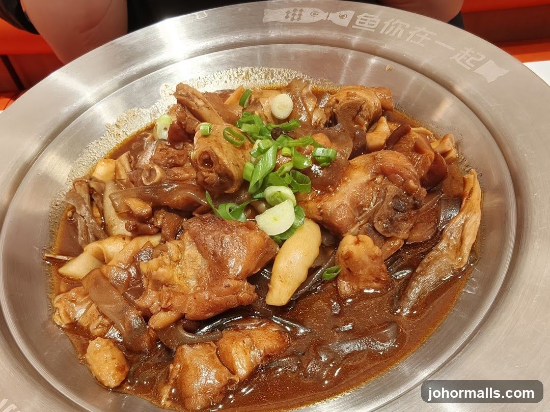 Braised Chicken and Mushrooms