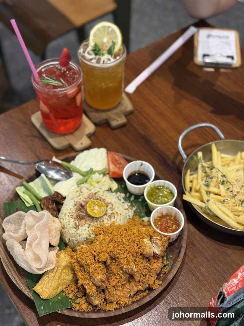 Meal with Drinks and Fries