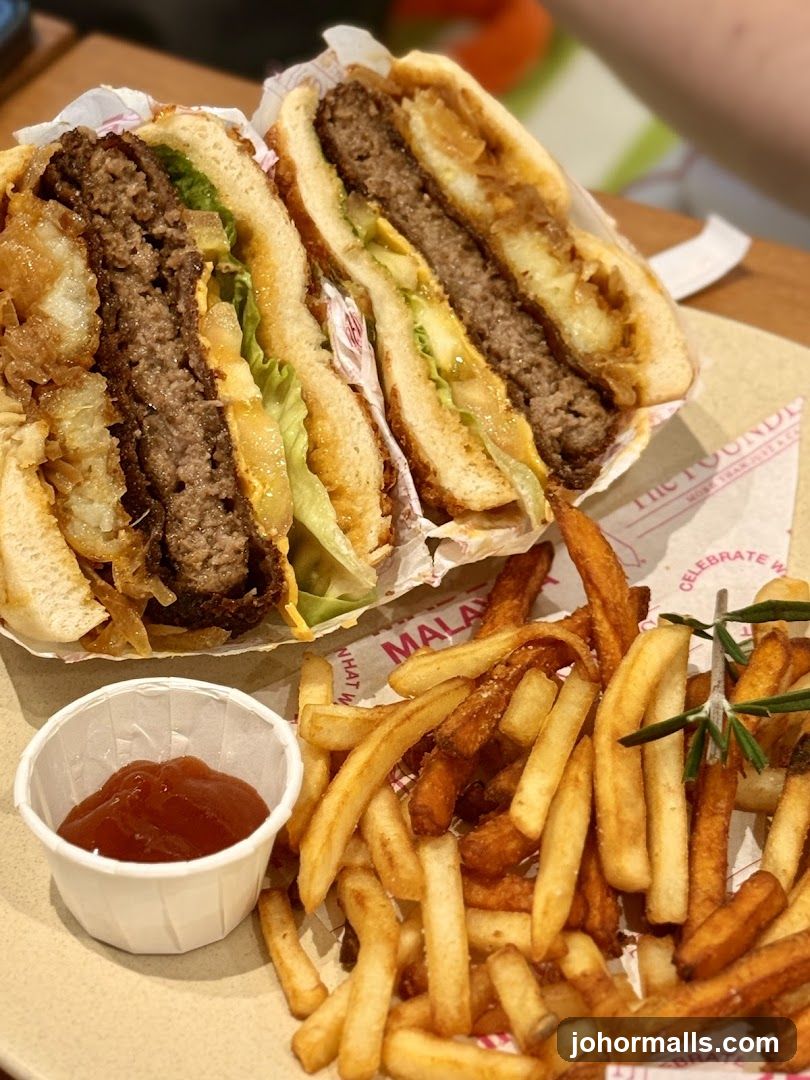 Double Patty Burger with Fries