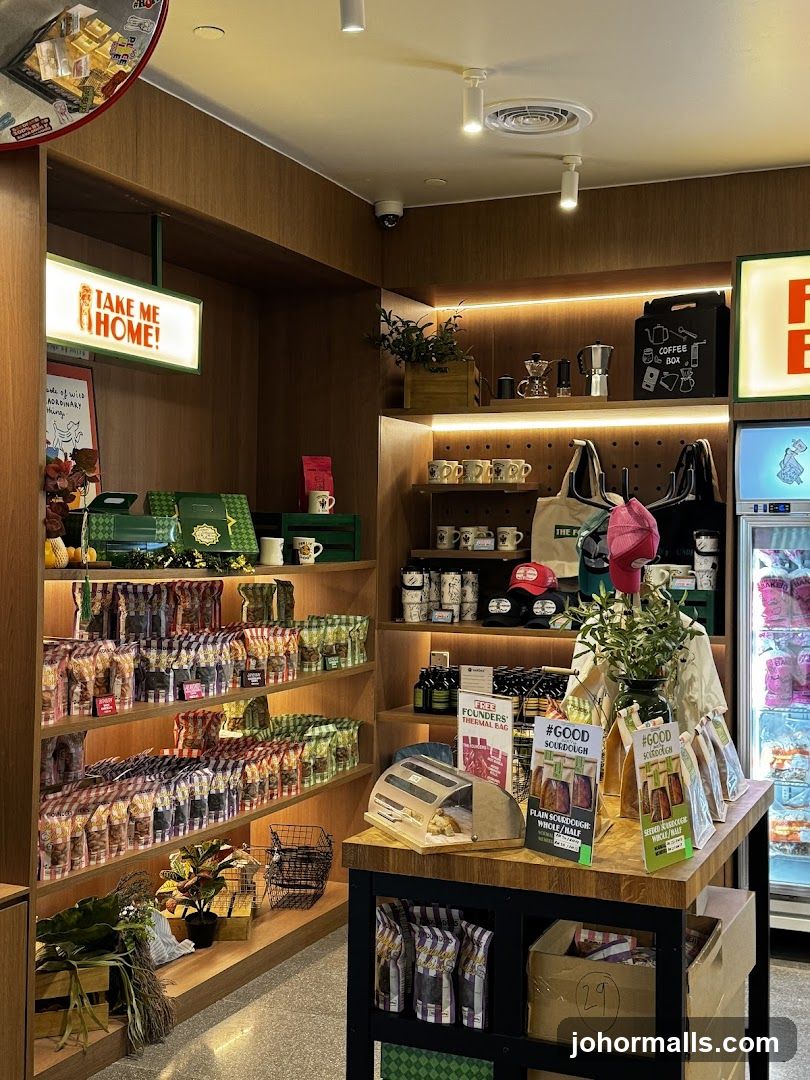 Store Interior with Packaged Goods