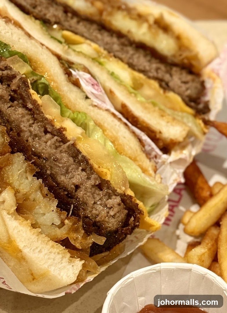 Double Cheeseburger with Fries