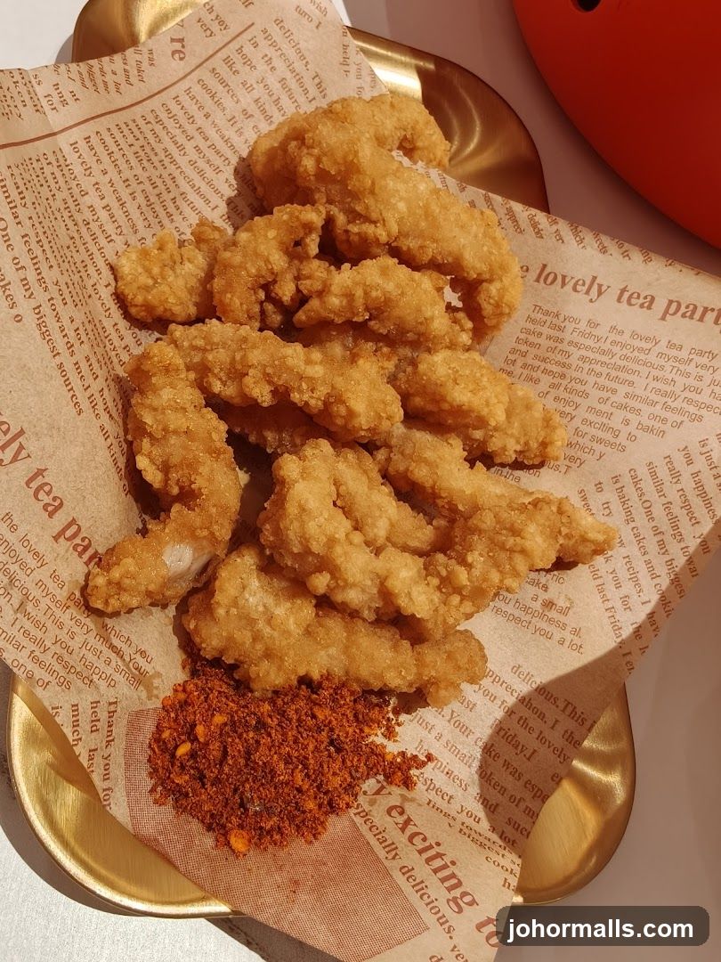 Fried Chicken Strips with Chili Powder