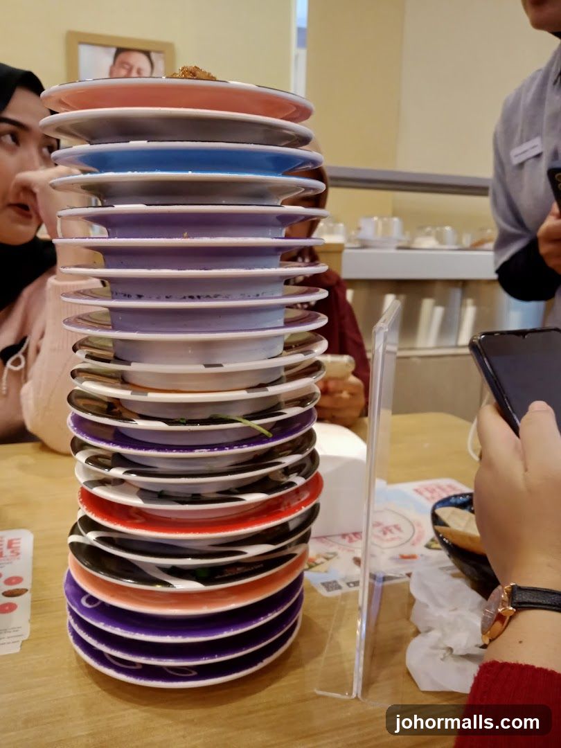 Stack of Sushi Plates