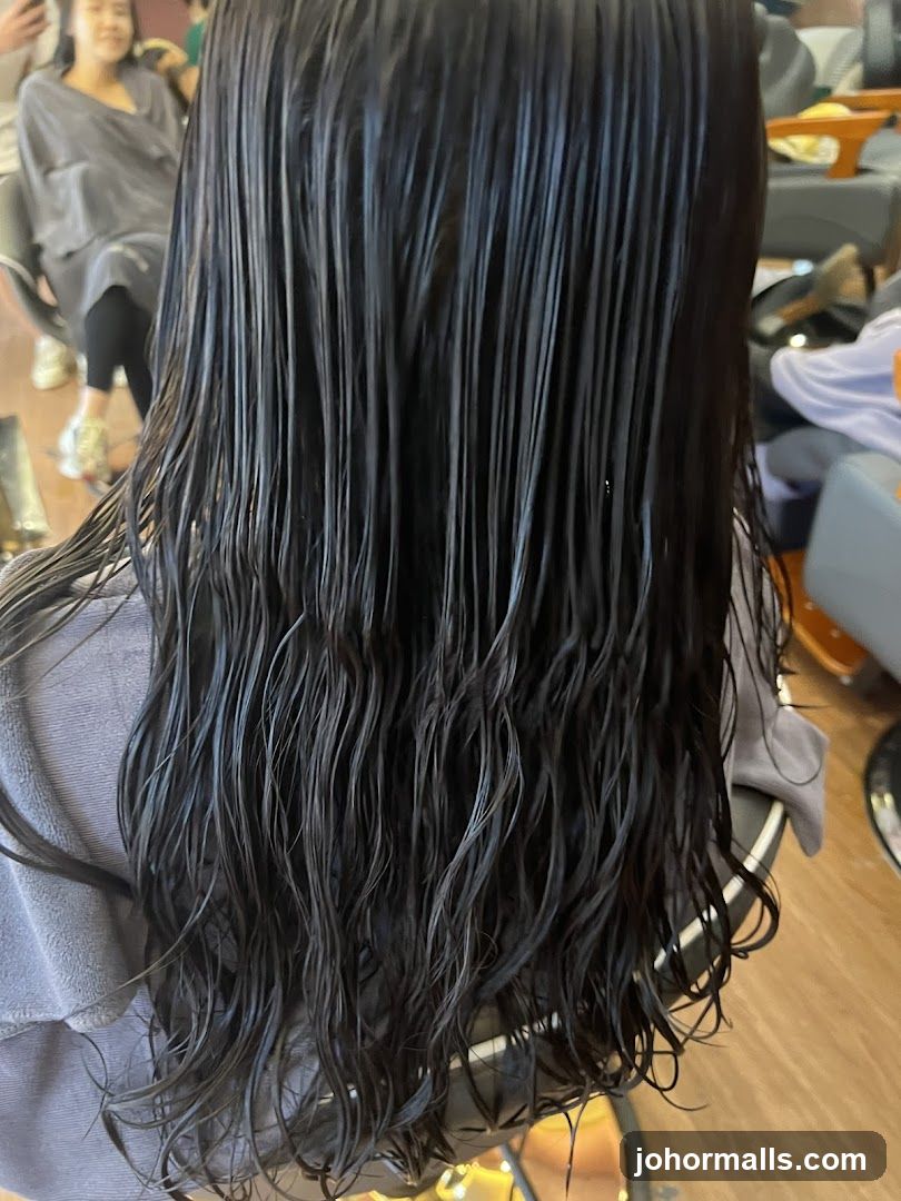 Wet Hair in Salon