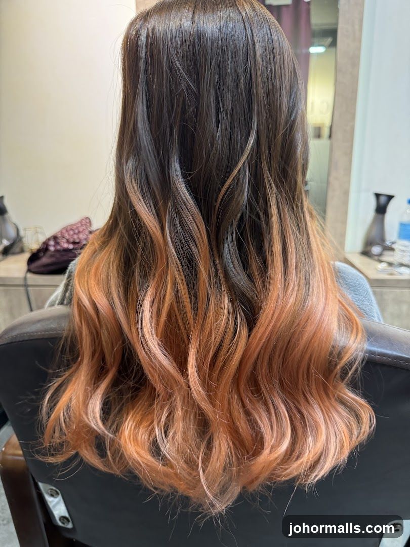 Woman with Ombre Hair