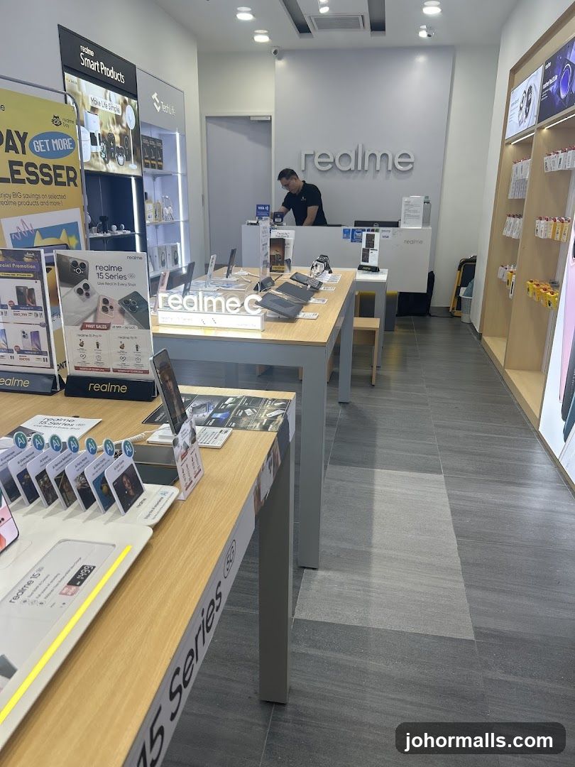 Realme Store Interior
