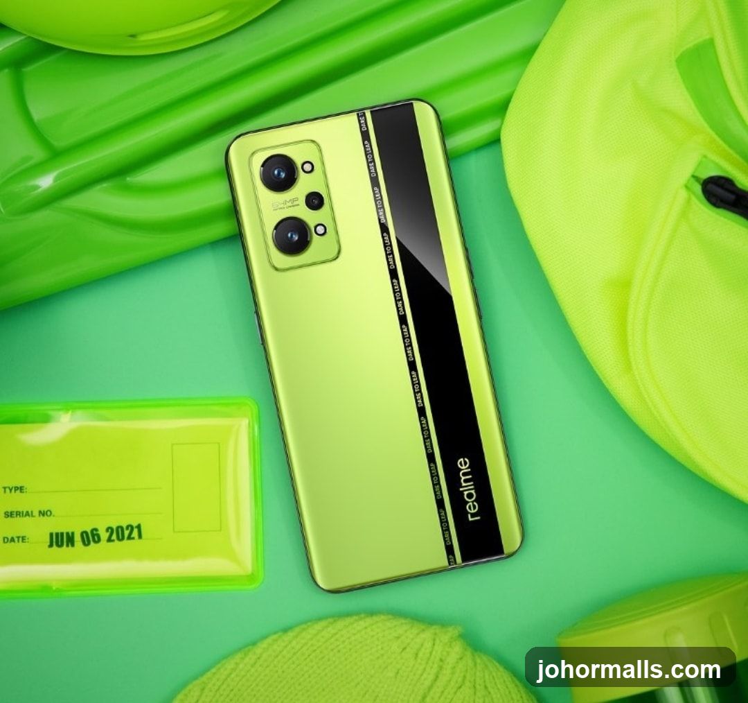 Lime Green Smartphone