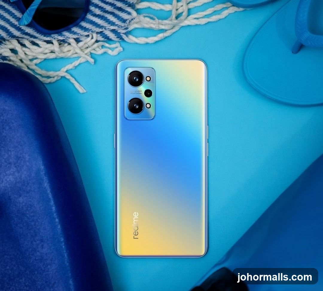 Smartphone with Summer Accessories