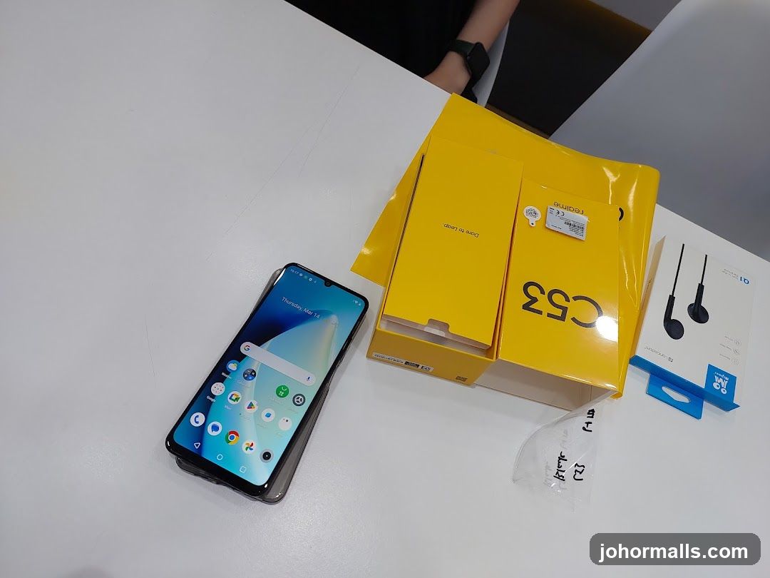 Realme C53 Smartphone and Accessories
