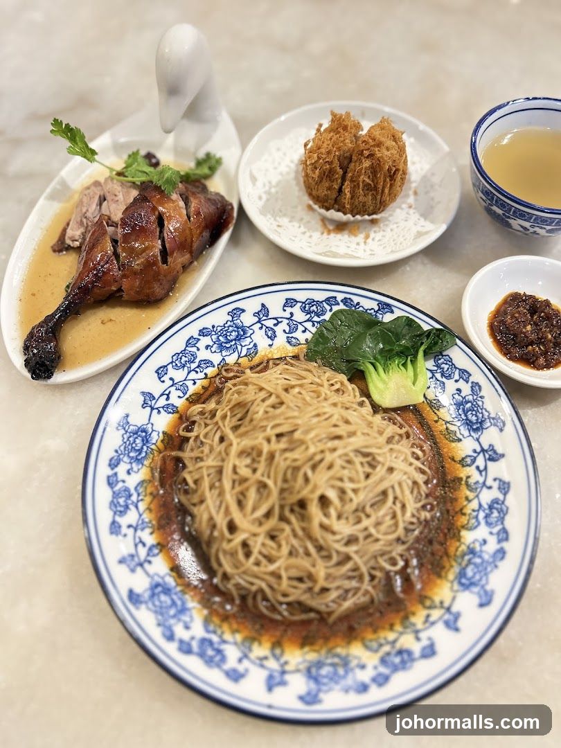 Roasted Duck and Noodles