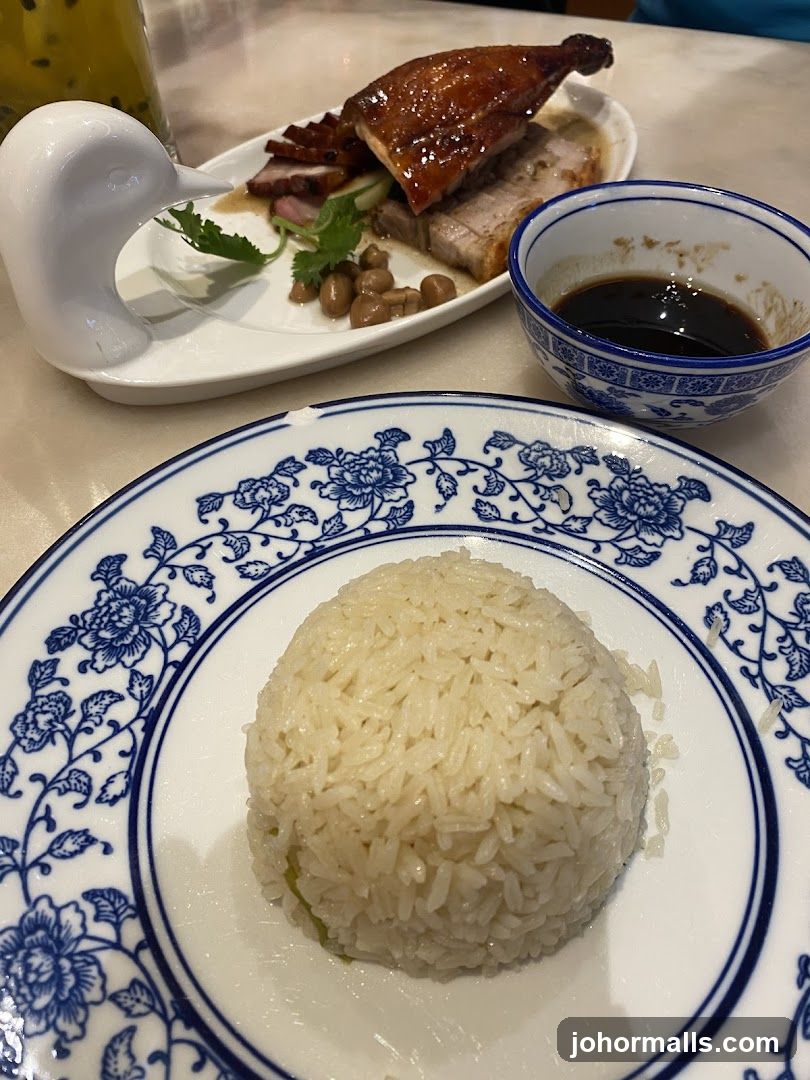 Roast Duck and Pork with Rice
