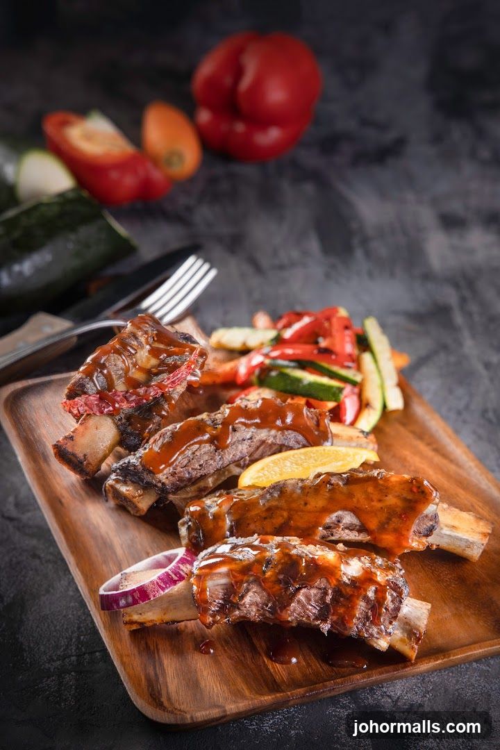 BBQ Ribs with Roasted Vegetables