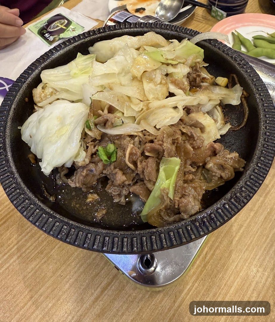 Sizzling Beef and Cabbage