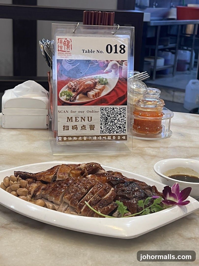 Table 018 with Roasted Duck