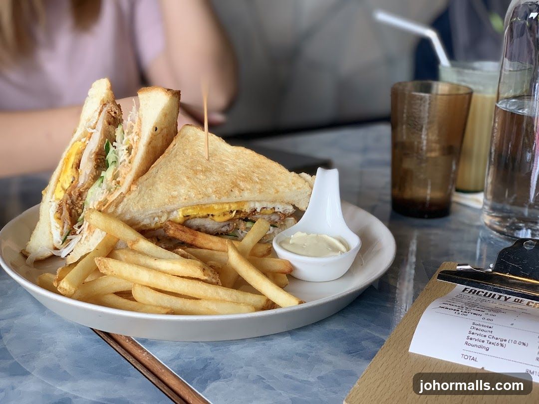 Club Sandwich with Fries