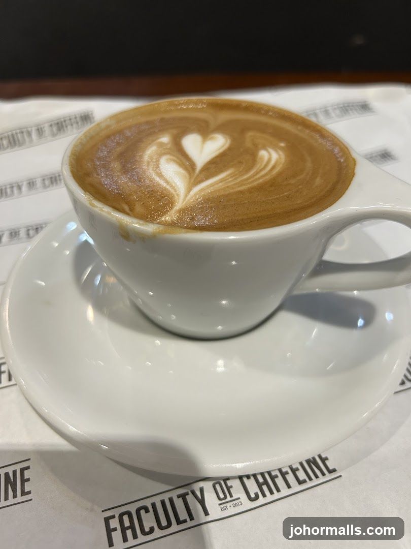 Latte with Heart Art