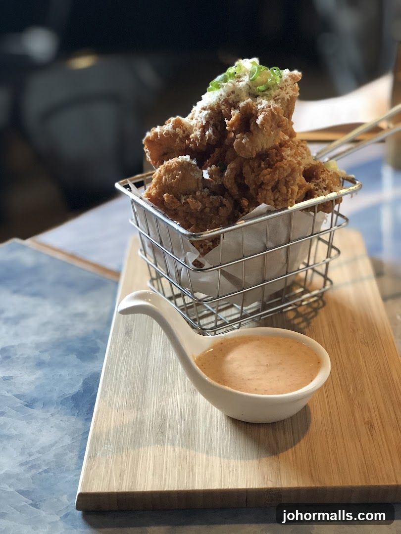 Fried Chicken Bites with Dipping Sauce