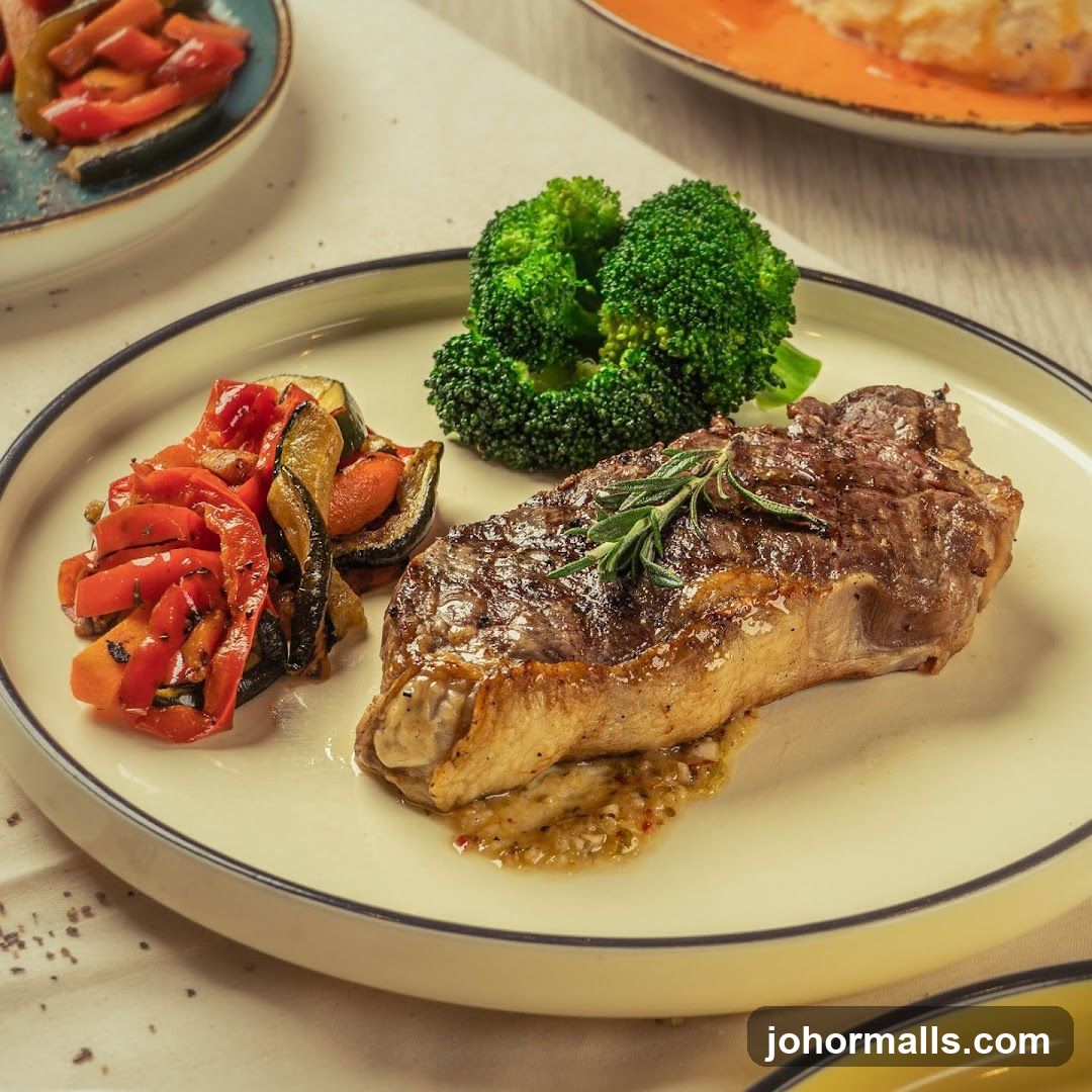 Steak with vegetables