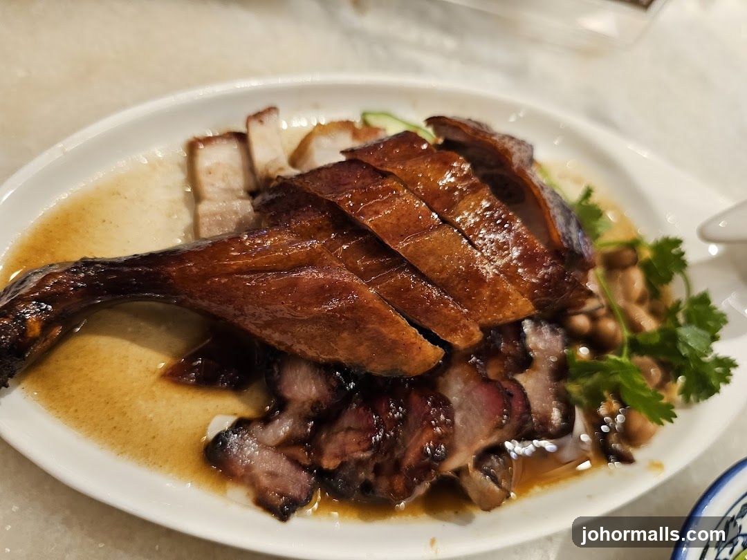Roast Duck and Pork Platter