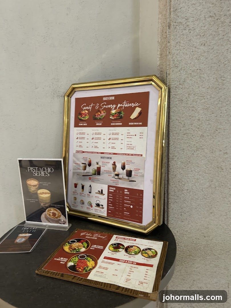 Sweet & Savory Patisserie Menu