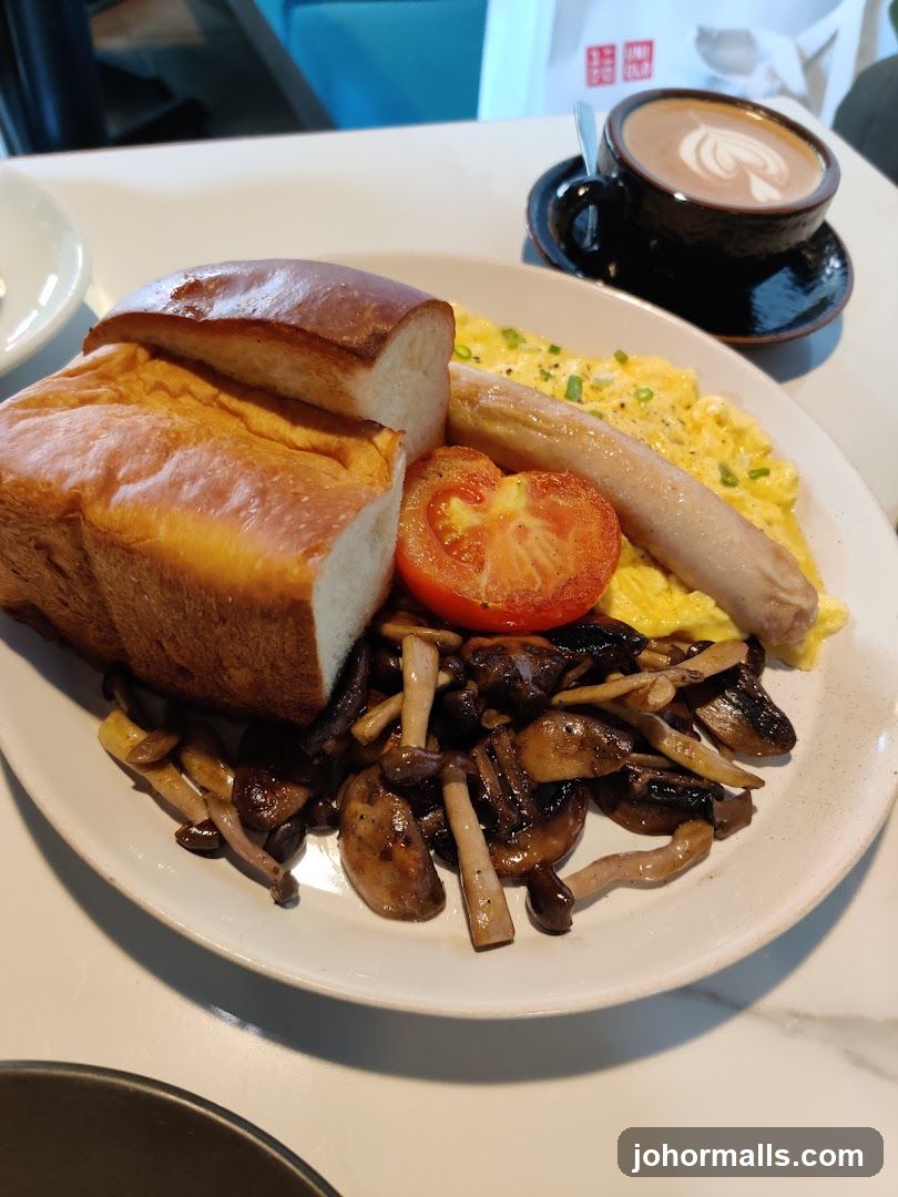Breakfast Platter with Coffee